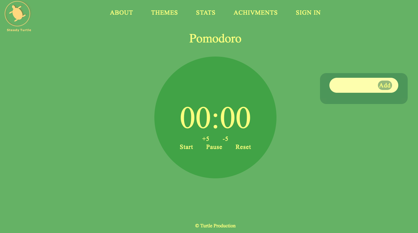 A theme which is light and dark green